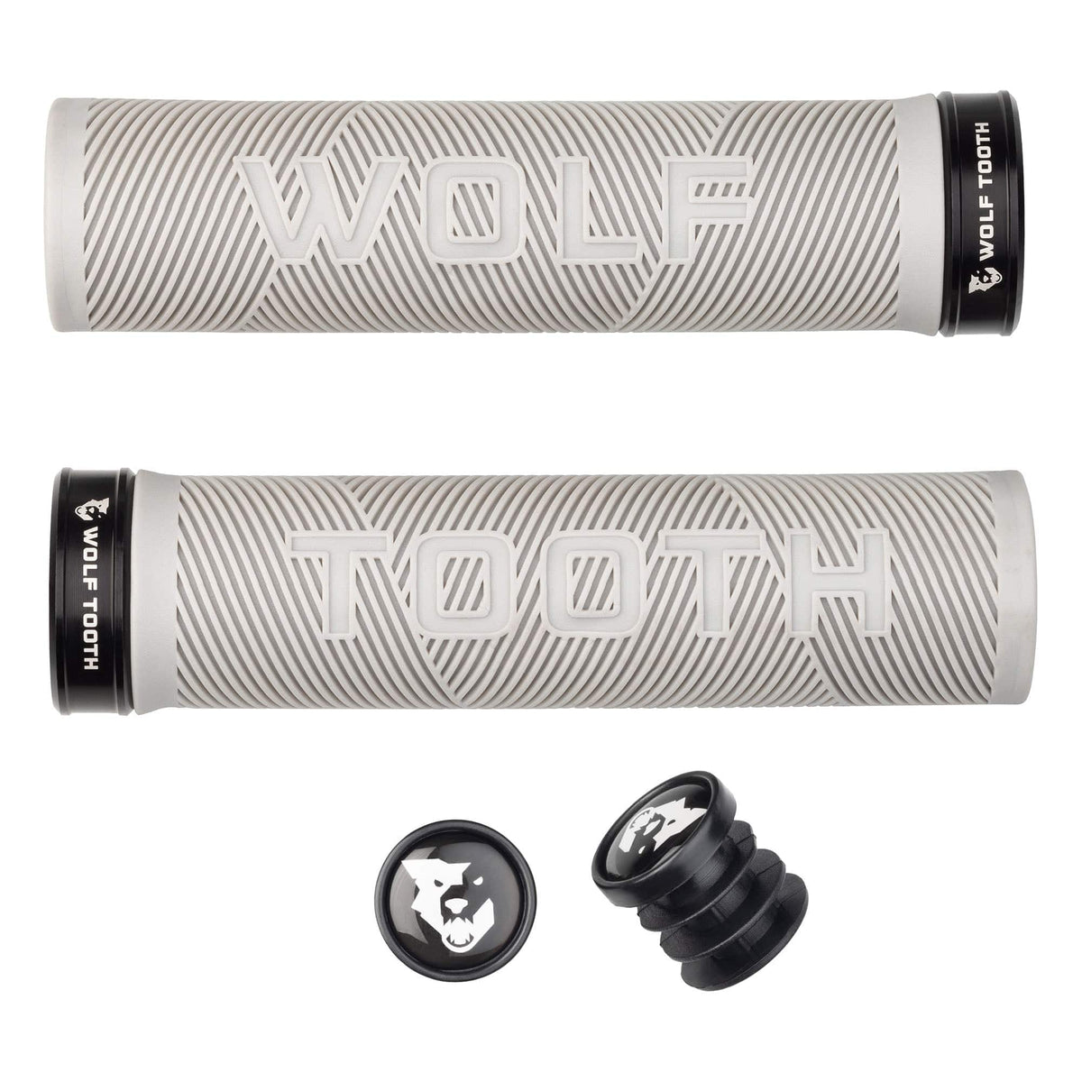 LOCK-ON ECHO GRIP - GRAY GRIP WITH BLACK COLLAR
