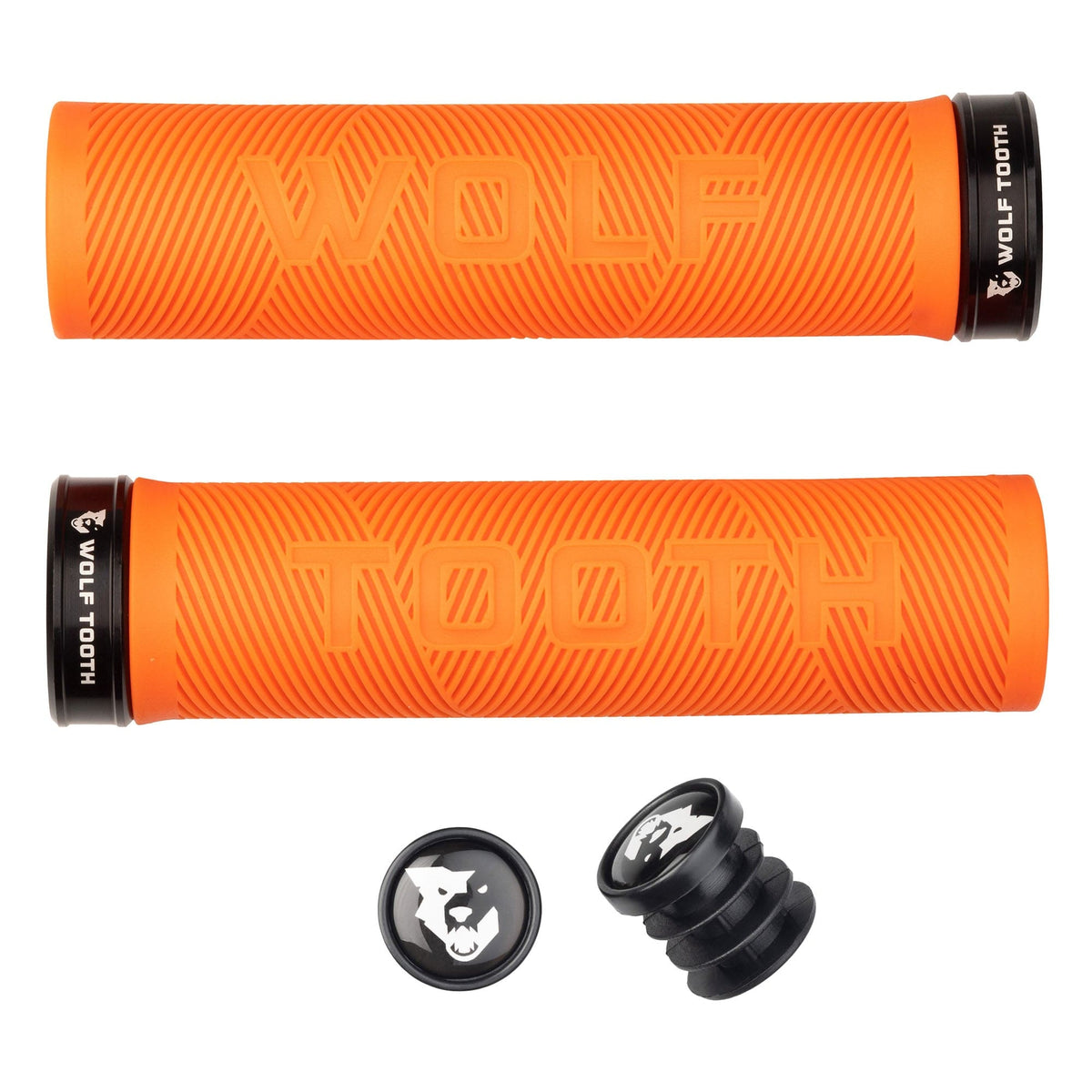 LOCK-ON ECHO GRIP ORANGE GRIP WITH BLACK COLLAR