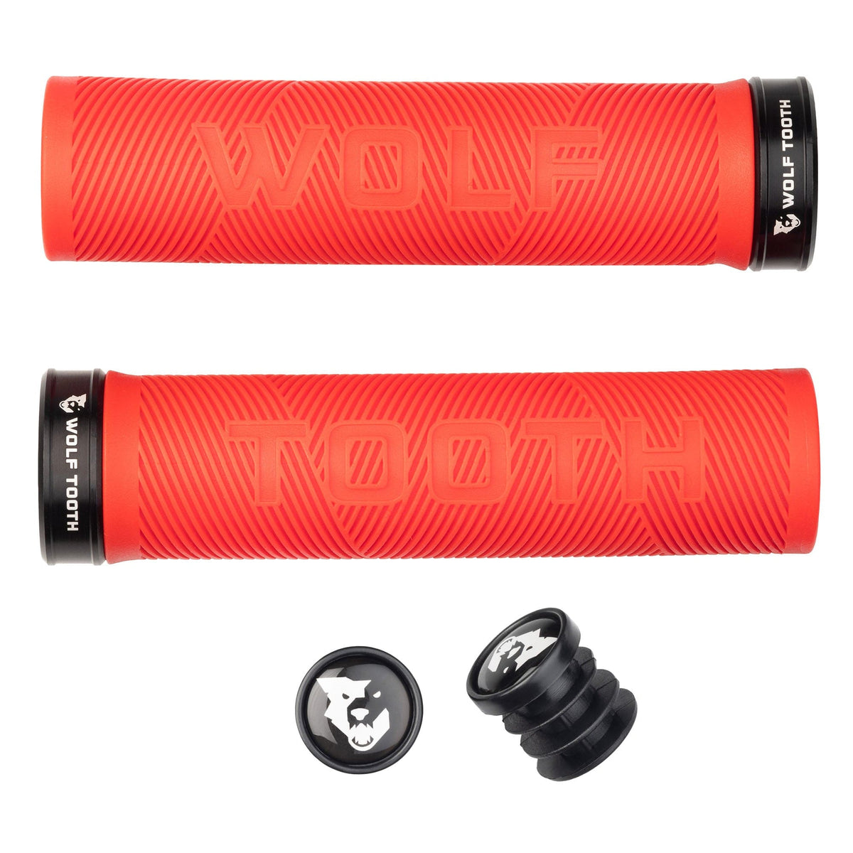 LOCK-ON ECHO GRIP - RED GRIP WITH BLACK COLLAR