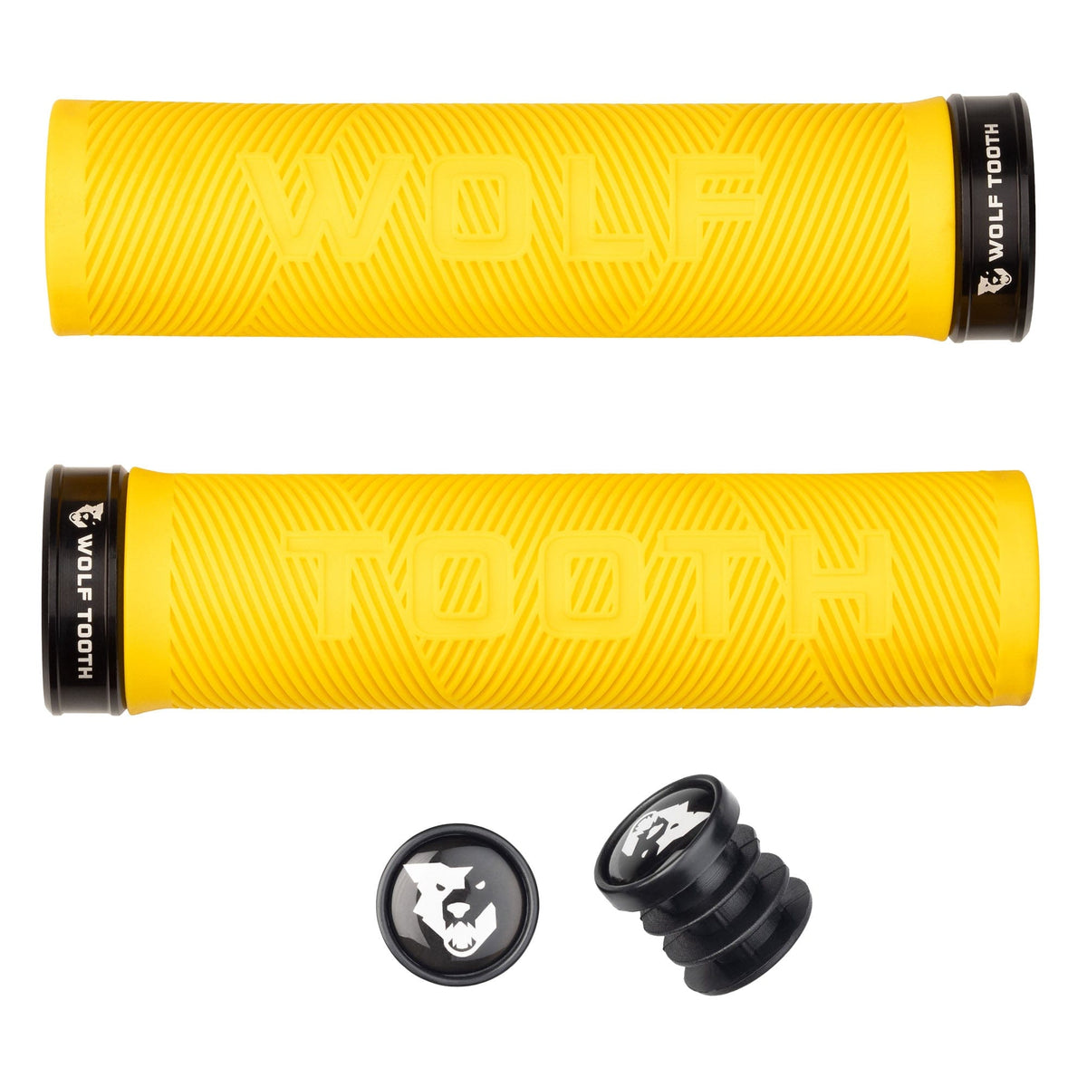 LOCK-ON ECHO GRIP YELLOW GRIP WITH BLACK COLLAR