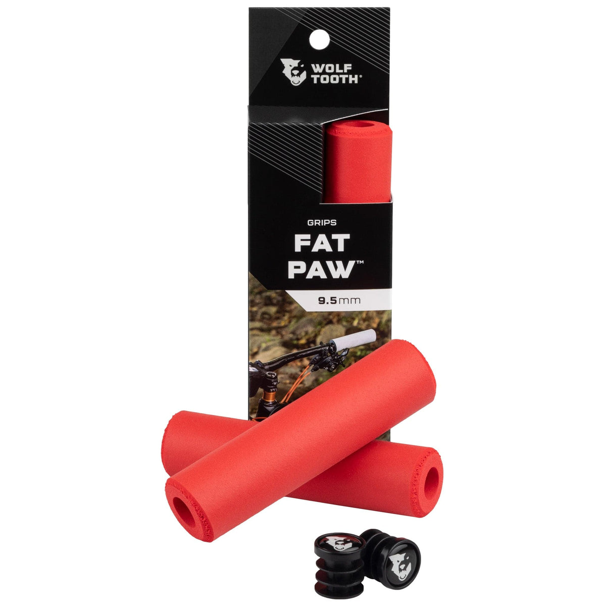 FAT PAW GRIPS 9.5MM RED