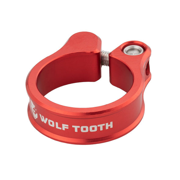 WOLF TOOTH SEATPOST CLAMP 34.9MM RED
