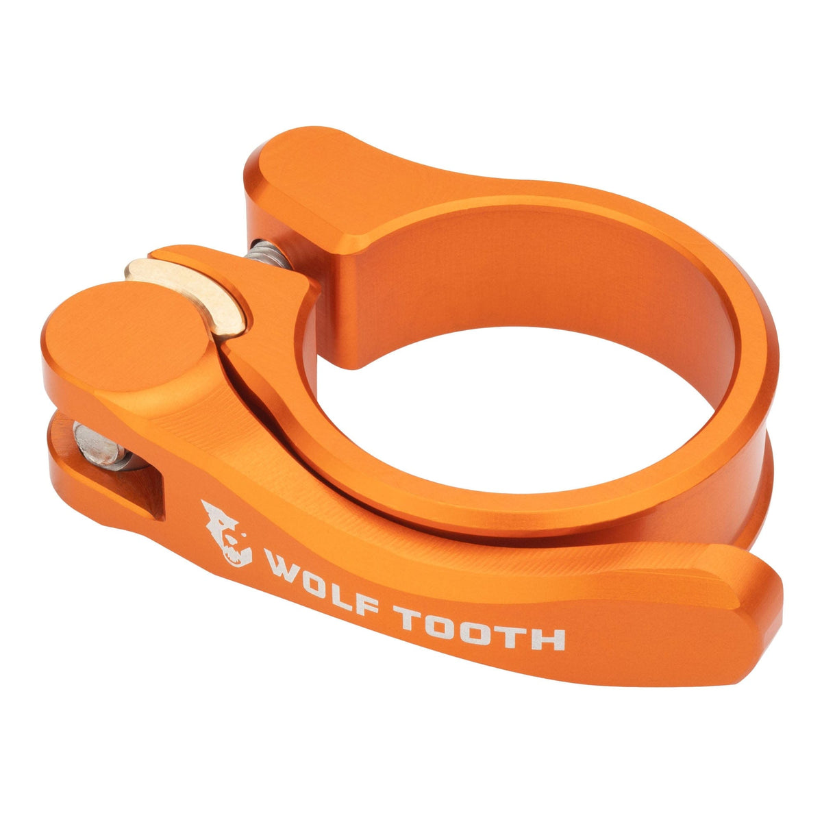 SEATPOST CLAMP 34.9MM ORANGE QUICK RELEASE